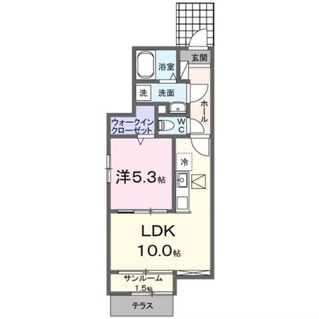 サウスクラウドⅢの物件間取画像